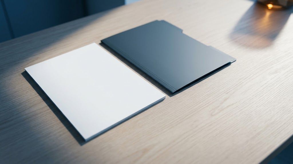 A single document set apart on a desk representing single invoice factoring of one receivable