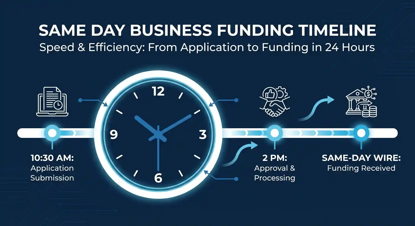 same day business funding timeline